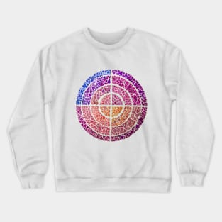 Rainbow Abstract Crewneck Sweatshirt